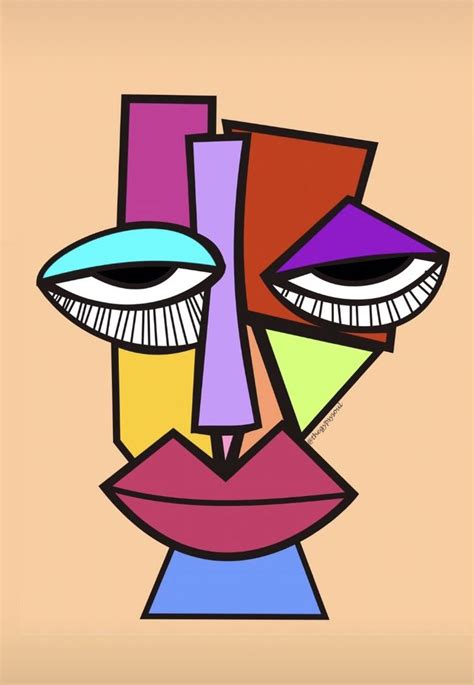 Bold And Beautiful Cubism Art African Art Paintings Cubist Art