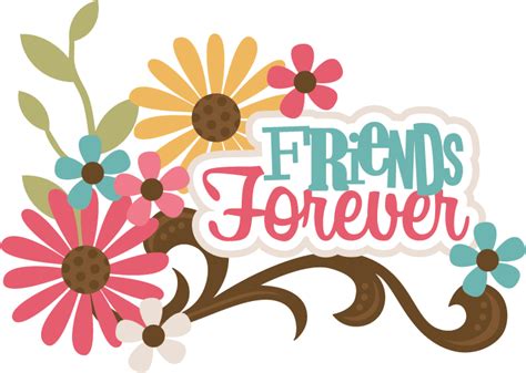 Friends Forever SVG scrapbook title best friends svg file for scrapbooking friends svg cut files