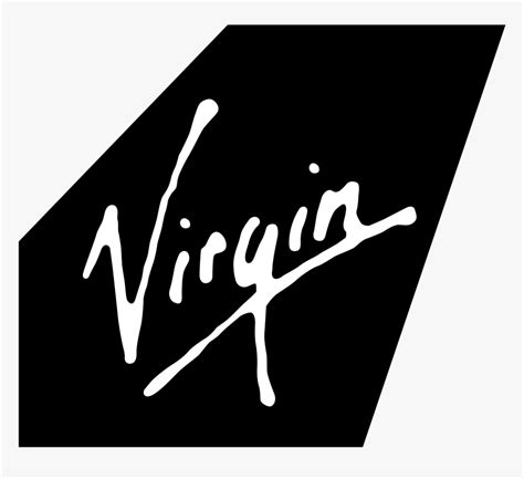 Transparent Virgin Logo Png Virgin Airlines Logo Black Png Download