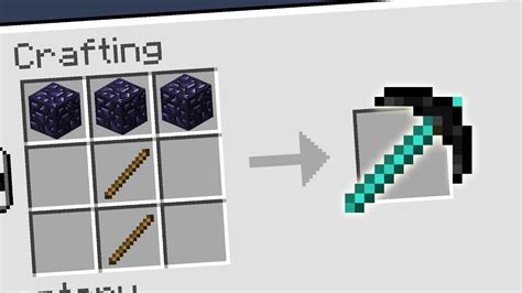 Minecraft Pickaxe Crafting All Kinds