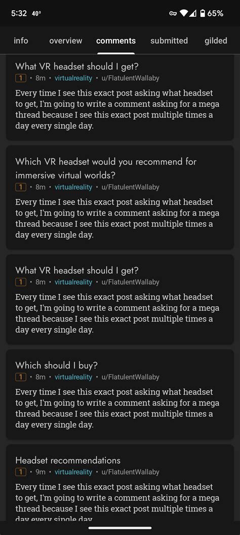 This Is Getting Ridiculous Can We Please Make A Megathread Rvirtualreality