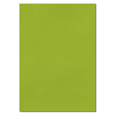 50 Green A4 Sheets Fresh Green Paper 297mm X 210mm