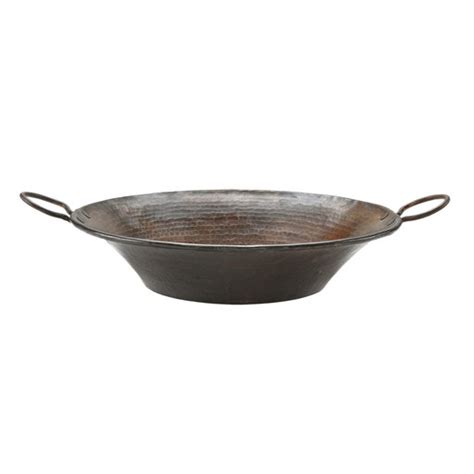 Different size pans hold different volumes of batters and this must be taken into account when substituting one pan size. Premier Copper Products - 16" Round Miners Pan Vessel ...