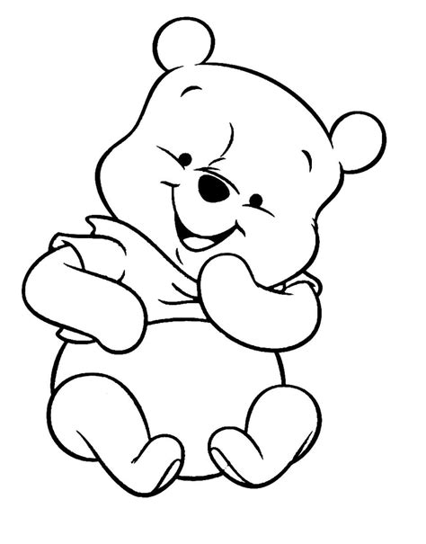 Dibujos De Winnie Pooh Bebe Para Colorear Winnie Pooh Para Colorear
