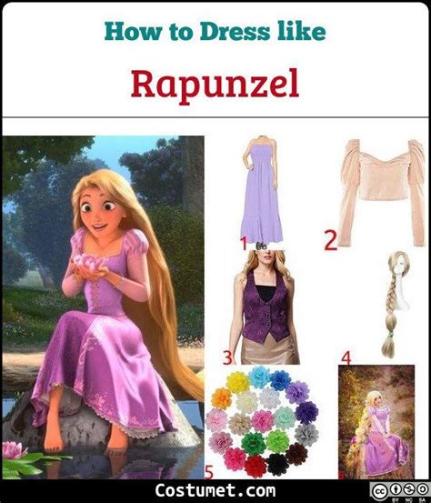 Rapunzel Tangled Costume For Cosplay And Halloween 2022 Tangled