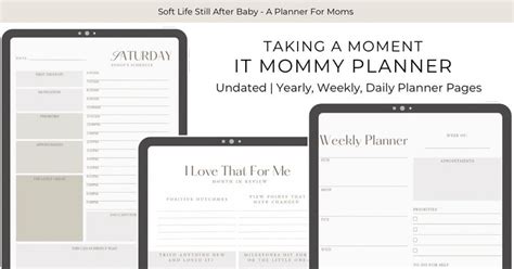 Taking A Moment The It Mommy Planner Soft Life Still After Baby