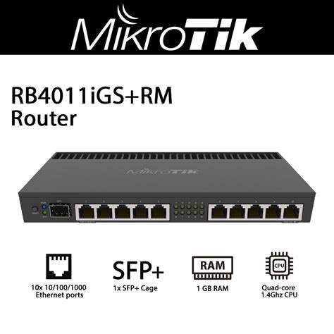 Mikrotik Routerboard Rb4011igsrm Infotec Estore