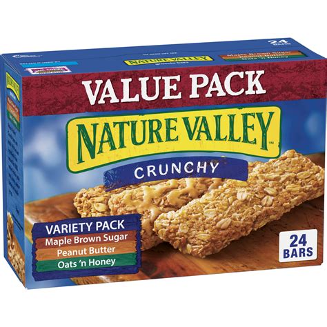 Nature Valley Granola Bars Crunchy Variety Pack Total 24 Bars