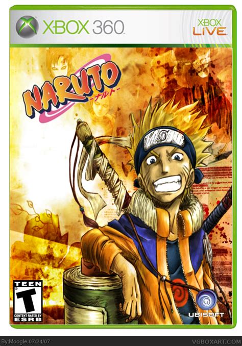 Naruto Rise Of A Ninja Xbox 360 Box Art Cover By Moogle