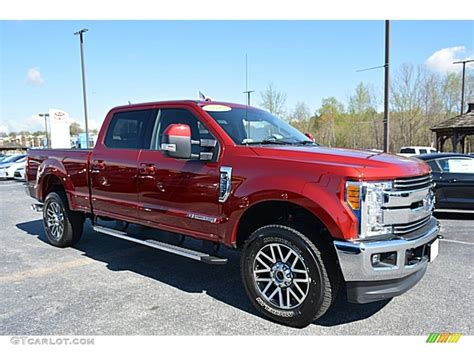 2017 Ruby Red Ford F250 Super Duty Lariat Crew Cab 4x4 119603477 Photo