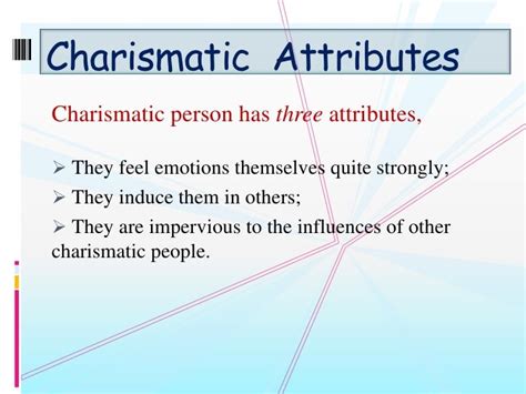 Charismatic Personality