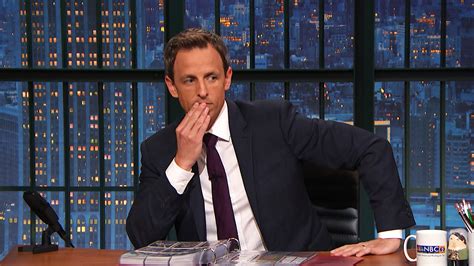 Watch Late Night With Seth Meyers Highlight A Quiet Moment With Seth