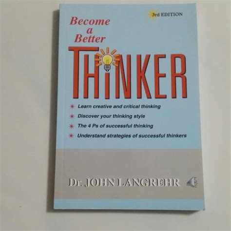 Become A Better Thinker Hobbies And Toys Books And Magazines Childrens