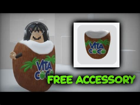 FREE ACCESSORY How To Get Vita Coco Suit ROBLOX YouTube