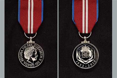 Diamond Jubilee Prison Officers Long Service Medal Ribbon Bar