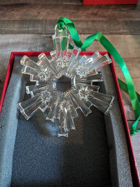 Waterford Crystal Snowflake Ornament Ebay