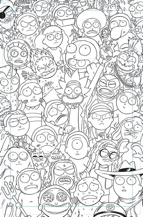 Pin By Dillon Skywalker On Coloring Coloring Pages Rick And Morty
