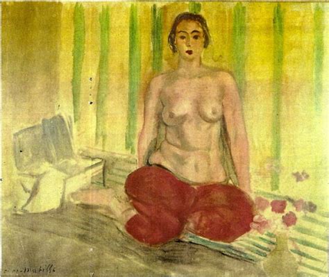 Odalisque In Red Pants Henri Matisse Wikiart Org