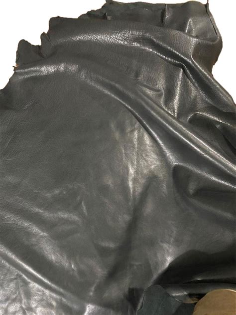 Glossy Plain Black Finished Buff Leather For Garment Rs 90 Square