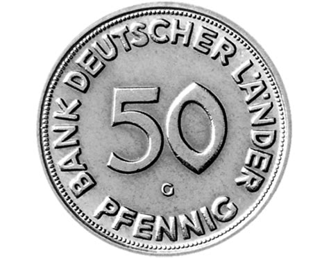 Bei dem ersten besuch unserer präsentationsplattform für mitarbeiterangebote ist eine registrierung erforderlich. 50 Pfennig 1950 | MDM Deutsche Münze