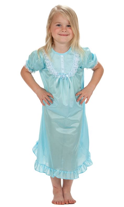 Laura Dare Solid Colors Short Sleeve Traditional Nightgown Baby Toddler