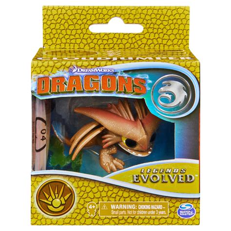 Dreamworks Dragons Legends Evolved Cloudjumper Collectible 3 Inch Mini