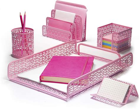 Top 9 Pink Office Desk Accessories Set 4u Life
