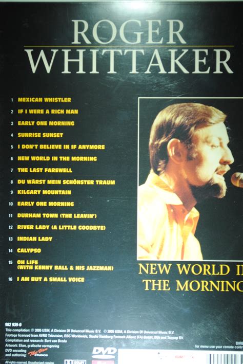 Roger Whittaker New World In The Morning