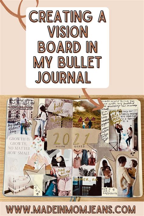 Vision Board And Goals Creating A Vision Board In My Bullet Journal