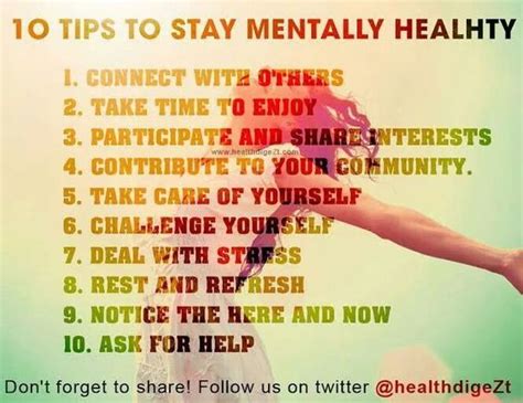 How To Keep Mentally Healthy Mental Health Tips