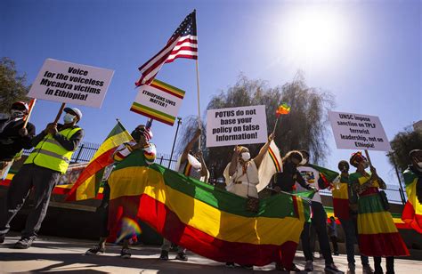 Ethiopian Community Protests Us Comment Local Las Vegas Local