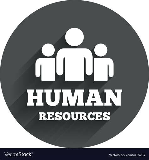 Human Resources Sign Icon Hr Symbol Royalty Free Vector