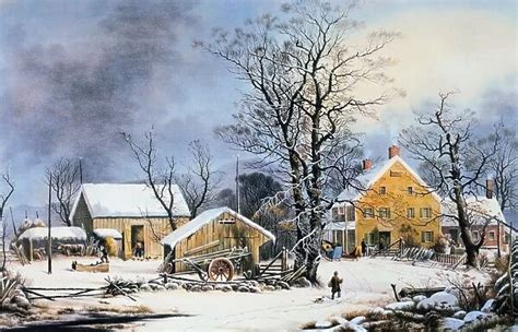 Currier And Ives Winter Scene Winter In The Country 6237641