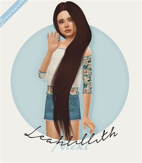 Emily Cc Finds Simiracle Leahlillith Nicki Kids Version ♥