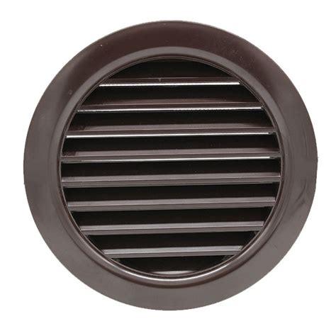 Manrose 41020b 100mm Round Louvred Grille Brown In 2021 Grilles