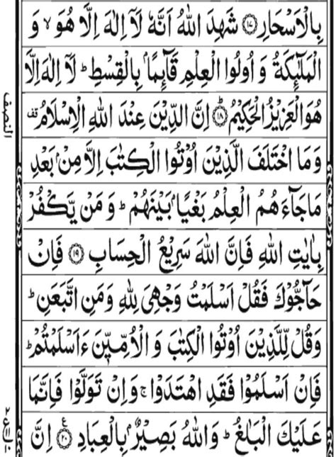 Surah Ale Imran Ayat 18 19 Quran Verses Verses Quran