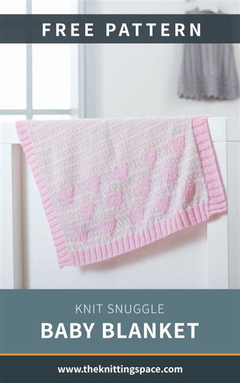 Knit Snuggle Baby Blanket Free Knitting Pattern