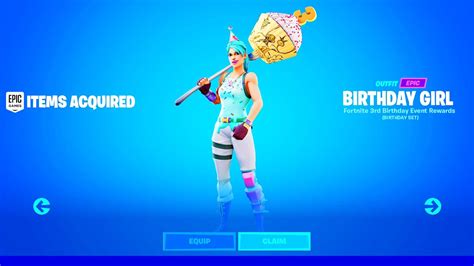 However, there is a work around that lets you get it even on console. HOW TO GET FREE BIRTHDAY SKIN in FORTNITE! (Fortnite 3rd ...