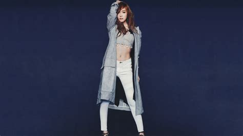 Wallpaper Jessica Jung Snsd Girls Generation Korean K Pop Asian Arms Up Blue Background