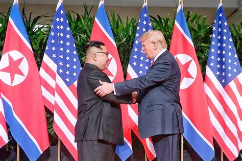 Trump Kim Begin Push For Peace At Summit The Daily World