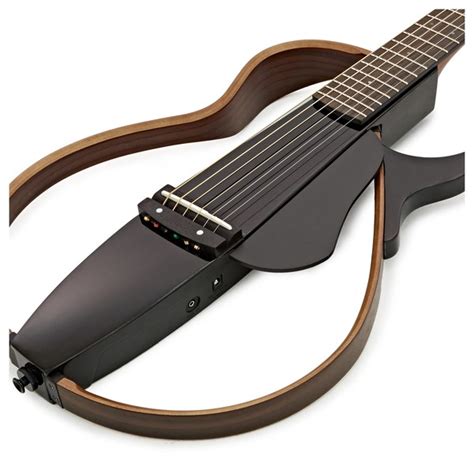 Yamaha Slg200s Steel String Silent Guitar Translucent Black Nearly