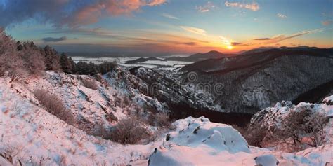 Winter Landscape In Slovakia Stock Image Image Of Rostun Morning