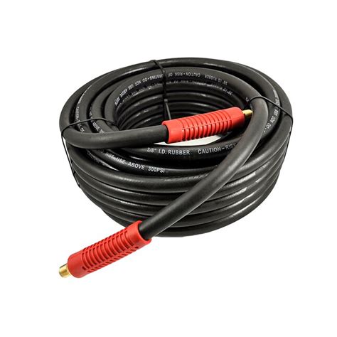 Dynamic Power Rubber Air Hose 38in X 50ft 300 Psi Black In The Air