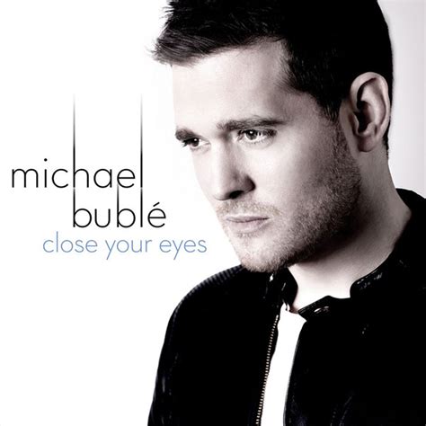 Carátula Frontal De Michael Buble Close Your Eyes Cd Single Portada