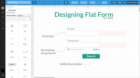 How To Design Flat Ui Web Form Marcin Treder Medium