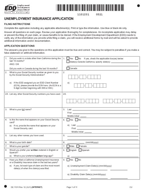 California De Unemployment 2021 2024 Form Fill Out And Sign Printable
