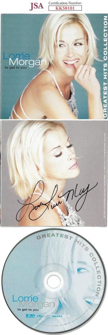 Authentic Autographed Lorrie Morgan 2000 To Get To You Greatest Hits