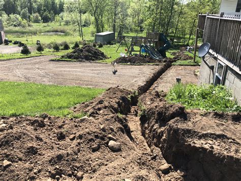 A blocked outdoor drain can cause major contamination in your yard, this is exactly how to unclog your outdoor drain. Drainage - Breaking Ground