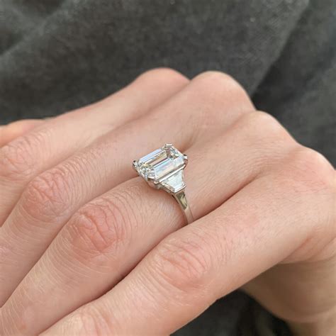 Emerald Cut Diamond Engagement Rings Ronan Campbell