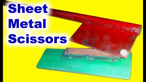 Great Homemade Tool For Cutting Sheet Metal Youtube